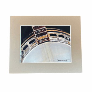 Mary Sparrow Banjo Print