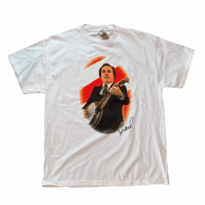 Earl Scruggs T-Shirt with Signature & Banjo