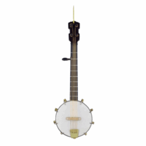 Wooden Banjo Ornament