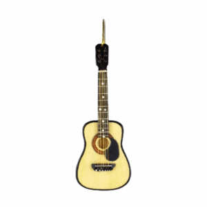 Wooden Guitar Ornament