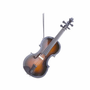 Wooden Fiddle Ornament