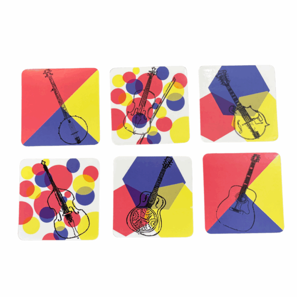Instrument Stickers, Set of Six