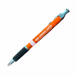 Orange Squiggle Pen