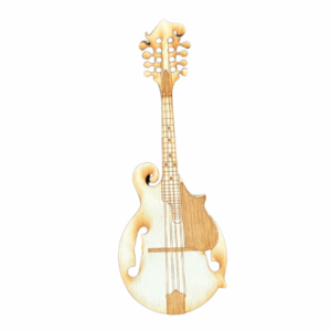Wooden Mandolin Magnet