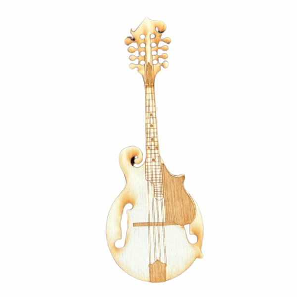 Wooden Mandolin Magnet