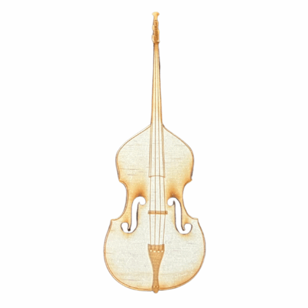 Wooden Bass Magnet
