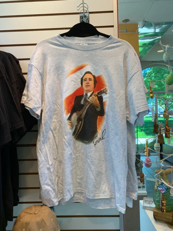 Earl Scruggs T-Shirt with Signature & Banjo - Image 2