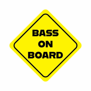 Bass On Board Sticker
