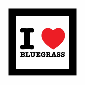 I Love Bluegrass Sticker