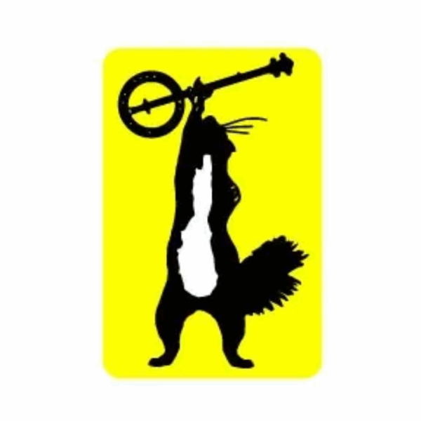 Squirrel Banjo Sticker