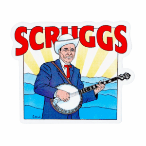 Scruggs Sticker